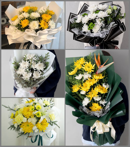贵州铜仁市沿河县中寨乡移山村白事花束代送